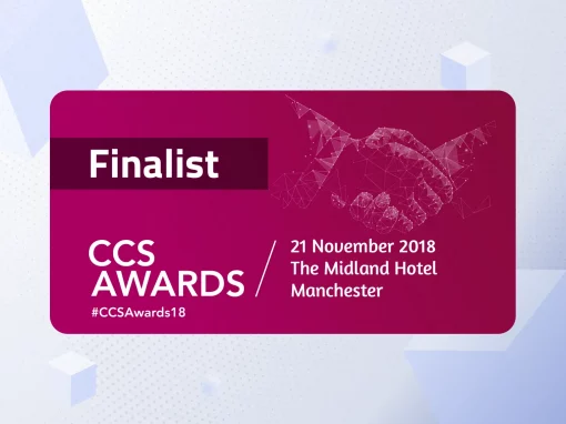Winner of Best Technology Provider at Collections & Customer Services Awards 2018
