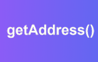 GetAddress